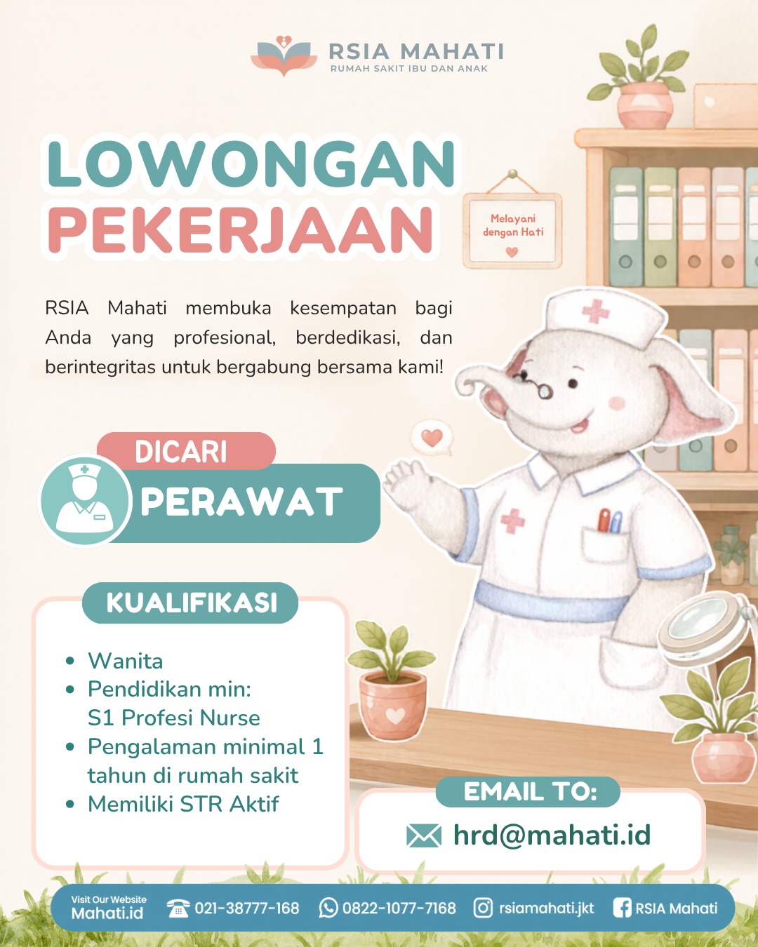 Lowongan RSIA MAHATI