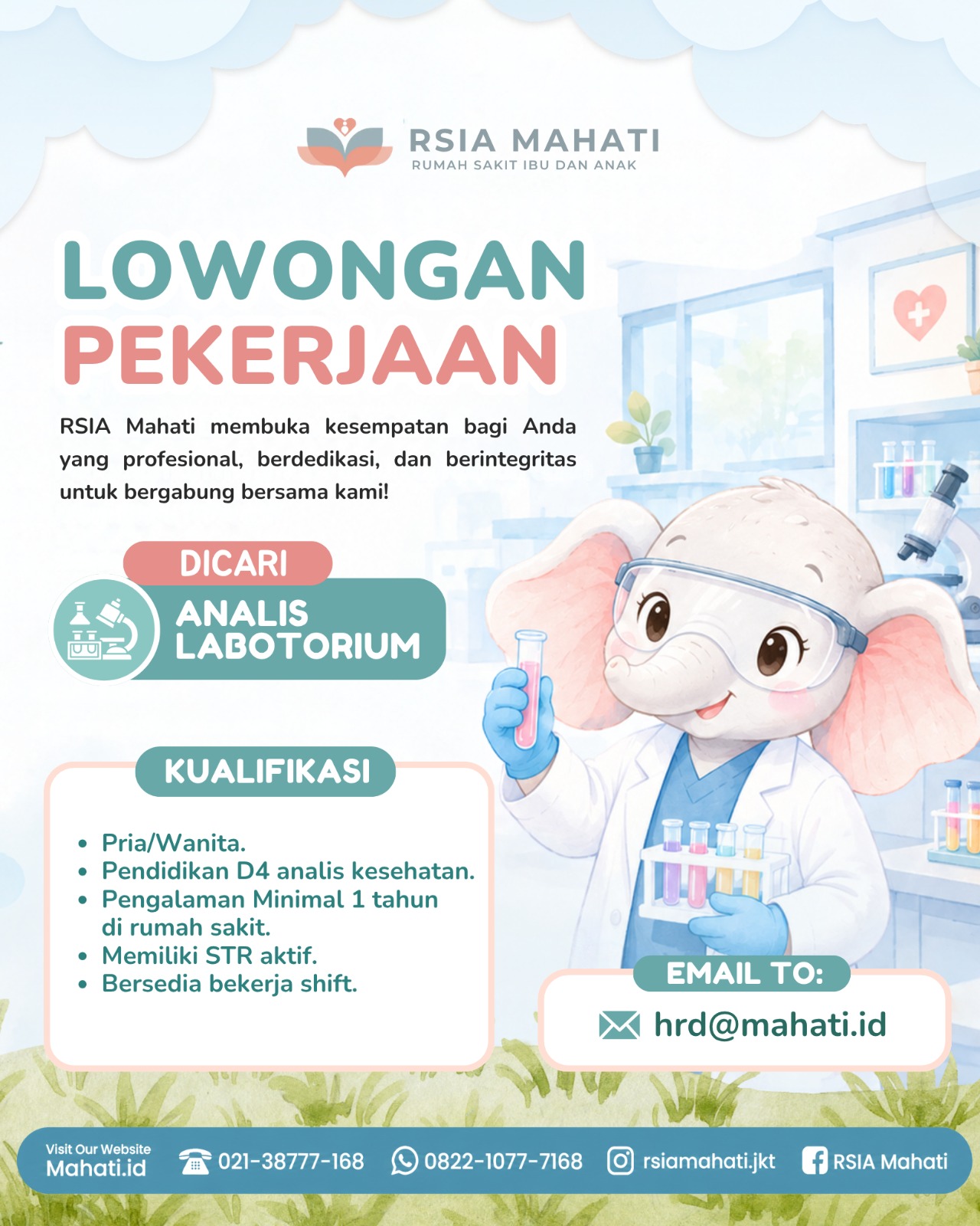 Lowongan RSIA MAHATI
