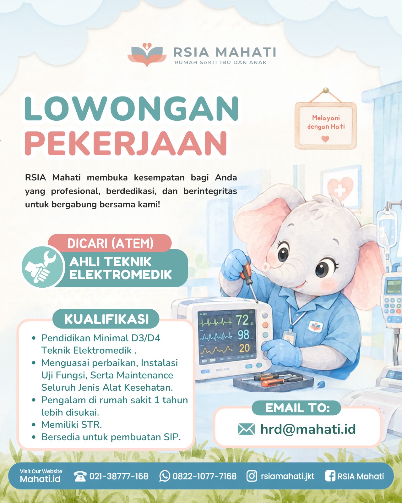 Lowongan RSIA MAHATI